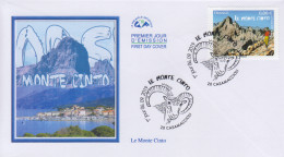 Enveloppe  FDC   1er  Jour   FRANCE    Le  MONTE  CINTO     CASAMACCIOLI    2019 - 2010-2019