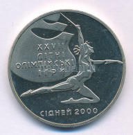 Ukrajna 2000. 2H Ni-sárgaréz "2000. évi Olimpiai Játékok Sydney - Torna" T:XF Karc Ukraine 2000. 2 Hryvni Ni-brass "Olym - Non Classés