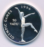 Vanuatu 1994. 50V Ag "Nyári Olimpia 1996, Atlanta - Gimnasztika" Kapszulában T:PP Vanuatu 1994. 50 Vatu Ag "Summer Olymp - Ohne Zuordnung