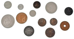 13db-os Vegyes Külföldi Fémpénz Tétel, Közte Svédország, Norvégia, Jordánia T:AU-F 13pcs Of Mixed Coins From Diff Countr - Ohne Zuordnung
