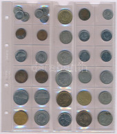 34db-os Vegyes Belga és Holland Fémpénz Tétel T:AU-VF 34pcs Of Mixed Belgian And Dutch Metal Coin Lot C:AU-VF - Unclassified