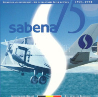Belgium 1998. 50c - 50Fr (10xklf, 5x Vallon, 5x Flamand) Forgalmi Sor + "A Sabena Belga Légitársaság Alapításának 75. év - Non Classés