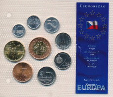 Csehország 1993-2004. 10h-50K (9xklf) "Európa Utolsó Pénzei" Vákuumcsomagolt Forgalmi összeállítás T:UNC,AU Czech Republ - Unclassified