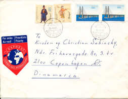 Portugal Cover Sent Air Mail To Denmark 24-2-2000 Topic Stamps - Cartas & Documentos