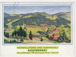 39043005 - Hirt Mit Hoehenluftbad U. Kuranstalt Agathenhof Gelaufen Von Ca. 1942. Leichte Eckabschuerfungen, Leichte St - Otros & Sin Clasificación