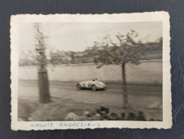 Ancienne Photo Voiture De Course Circuit Andrezieux - Automobile