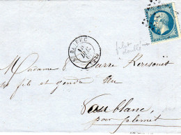 LAC Affr N° 22 Variété Filet Inférieur Doublé - 1862 Napoléon III.