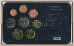 Finnország 2007. 1c-2E (8xklf) Forgalmi Szett Műanyag Tokban T:UNC,AU Finland 2007. 1 Cent - 2 Euro (8xdiff) Coin Set In - Non Classés