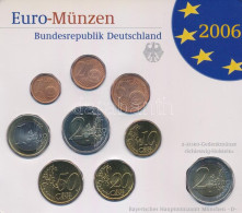 Németország 2006D 1c-2E (8xklf) + 2E "Schleswig-Holstein" Forgalmi Szett Műanyag Tokban T:UNC Germany 2006D 1 Cent - 2 E - Zonder Classificatie