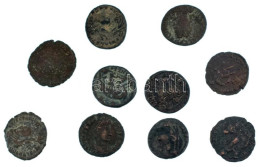 Római Birodalom 10db-os Bronz Follis érmetétel T:VF,F Roman Empire 10pcs Bronze Follis Coin Lot C:VF,F - Non Classés
