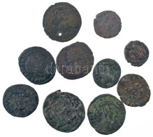 Római Birodalom 10db-os Follis érmetétel T:VF,F Roman Empire 10pcs Follis Coin Lot C:VF,F - Ohne Zuordnung