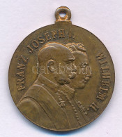 Osztrák-Magyar Monarchia 1914. "I. Ferenc József, II. Vilmos / Viribus Unitis" Al Medál (25mm) T:AU Austro-Hungarian Mon - Zonder Classificatie