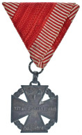 1916. "Károly-csapatkereszt" Zn Kitüntetés Eredeti Mellszalagon T:XF Hungary 1916. "Charles Troop Cross" Zn Decoration W - Unclassified