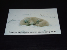 75110- CA.  10 X 15 CM. - BEREN / BEARS / BÄREN / OURS / ORSI - PRETTIGE FEESTDAGEN / MERRY CHRISTMAS / JOYEUX NOËL - Orsi