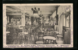 AK Magdeburg-Wilhelmstadt, Fürsten-Cafe, Innenansicht  - Maagdenburg