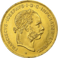 Autriche, Franz Joseph I, 4 Florin 10 Francs, 1892, Refrappe, Or, SUP, KM:2260 - Autriche