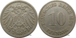 Allemagne - Empire - Guillaume II - 10 Pfennig 1906 D - TTB/XF45 - Mon6471 - 10 Pfennig