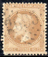 N° 28A Type I Variété (filet Supérieur Doublé) - 1863-1870 Napoleone III Con Gli Allori