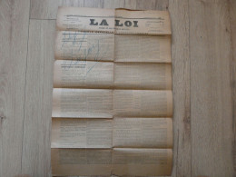 LA LOI - JOURNAL DU SOIR JUDICIAIRE QUOTIDIEN - 23 MAI 1906 - Other & Unclassified