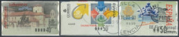 SPAIN - 1099/2001 - JUBILEE YEAR, POSTAL QUALITY , & ALIANDRO STAMP LABEL SET OF 3 OF DIFFERENT VALUES, USED . - Usati