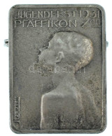 Svájc 1931. "Pfäffikon Ifjúsági Fesztivál Zürich 1931" Ezüstözött Bronz Jelvény "Huguenin" Gyártói Jelzéssel (17x24mm) T - Ohne Zuordnung