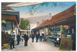 ** T2/T3 Ada Kaleh, Bazár, Török Szőnyeg árus / Turkish Bazaar, Carpet Shop (képeslapfüzetből / From Postcard Booklet) - Non Classificati