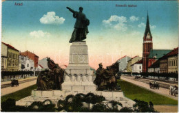 ** T2/T3 Arad, Kossuth Szobor. Kerpel Izsó Kiadása / Monument (EK) - Zonder Classificatie