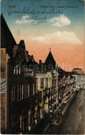 T3 1923 Arad, Weitzer Utca, Polgári Fiúiskola, úri Szabóság. Kerpel Izsó Kiadása / Street View, Boys' School (szakadás / - Unclassified