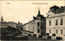 T2/T3 1908 Arad, Erzsébet Királyné Körút. Kerpel Izsó Kiadása / Street View (fl) - Non Classés