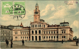 T2/T3 1913 Arad, Városháza. Pichler Sándor Kiadása / Town Hall - Non Classés
