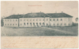 * T4 1903 Arad, Hauptwach-Carrée / Várparancsnoksági épület. Berger Manó Kiadása, Honisch Udvari Fényképész Felvétele /  - Ohne Zuordnung