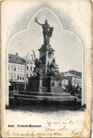 * T3/T4 1900 Arad, Szabadság Szobor, üzletek / Monument, Shops (EB) - Unclassified