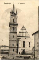 T2/T3 1913 Beszterce, Bistritz, Bistrita; Evangélikus Templom. Bartha Mária Kiadása / Lutheran Church (EK) - Unclassified