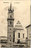 T2/T3 1913 Beszterce, Bistritz, Bistrita; Evangélikus Templom. Bartha Mária Kiadása / Lutheran Church (EK) - Sin Clasificación