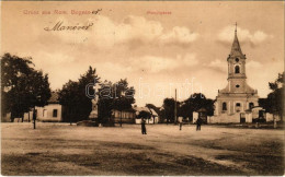 T2/T3 1909 Boksánbánya, Románbogsán, Németbogsán, Deutsch-Bogsan, Bocsa Montana; Fő Utca, Templom. Fotog. Carl Szabonary - Non Classés