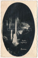 T4 1940 Borszék, Borsec; Grota De Gheata / Jégbarlang Belső / Ice Cave Interior. G. Heiter Photo (lyuk / Hole) - Non Classificati