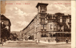 T3 1913 Brassó, Kronstadt, Brasov; Kapu Utca, Villa Kertsch / Purzengasse / Street View, Villa (EB) - Unclassified