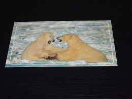 75116- CA.  9 X 13,5 CM. - BEREN / BEARS / BÄREN / OURS / ORSI - PRETTIGE FEESTDAGEN / MERRY CHRISTMAS / JOYEUX NOËL - Beren