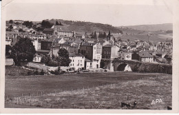 48 LANGOGNE - Vue Générale - Le Pré De La Foire Et Le Pont Neuf - Langogne