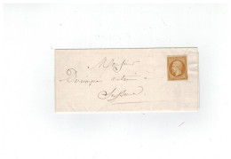 LETTRE NAPOEON 10C TYPE 2 NEUF N13 - 1853-1860 Napoléon III.