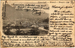 * T3 1901 Brassó, Kronstadt, Brasov; Látkép / General View (kis Szakadás / Small Tear) - Unclassified