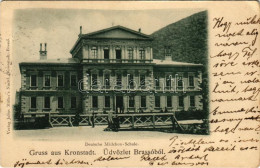 T3 1900 Brassó, Kronstadt, Brasov; Deutsche Mädchen-Schule / Német Leányiskola / German Girls' School, Verlag Julius Mül - Unclassified