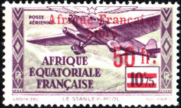 AFRICA EQUATORIALE FRANCESE, AIRMAIL, 50 Fr., 1940, NUOVO (MNH**) Mi:FR-EQ 162, Scott:FR-EQ C15, Yt:FR-EQ PA21 - Ongebruikt
