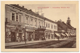 T2/T3 1913 Kolozsvár, Cluj; Wesselényi Miklós Utca, Dreikursz Herman, Papp János, Molnár Gyula, Fülöp János, Szűcs János - Unclassified