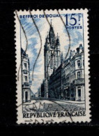 - FRANCE - 1956 - YT N° 1051 - Oblitéré - Beffroi De Douai - Usados