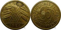 Allemagne - République De Weimar - 50 Rentenpfennig 1924 A - SUP/AU58 Taches - Mon4868 - 50 Rentenpfennig & 50 Reichspfennig