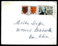 LETTRE DE PARIS - 1955 - 12F FLORIAN - Cartas & Documentos
