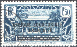 AFRICA EQUATORIALE FRANCESE, ISTITUTO PASTEUR, 1,50 Fr., 1936, USATO Mi:FR-EQ 23, Scott:FR-EQ 23, Yt:FR-EQ 13 - Oblitérés