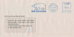 224  Zoo Karlsruhe, Ours Polaire: Ema D'Allemagne, 2006 - Polar Bear Meter Stamp From Germany - Bears