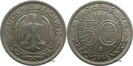 Allemagne - République De Weimar - 50 Reichspfennig 1928 F - SUP/MS60 - Mon5451 - 50 Rentenpfennig & 50 Reichspfennig